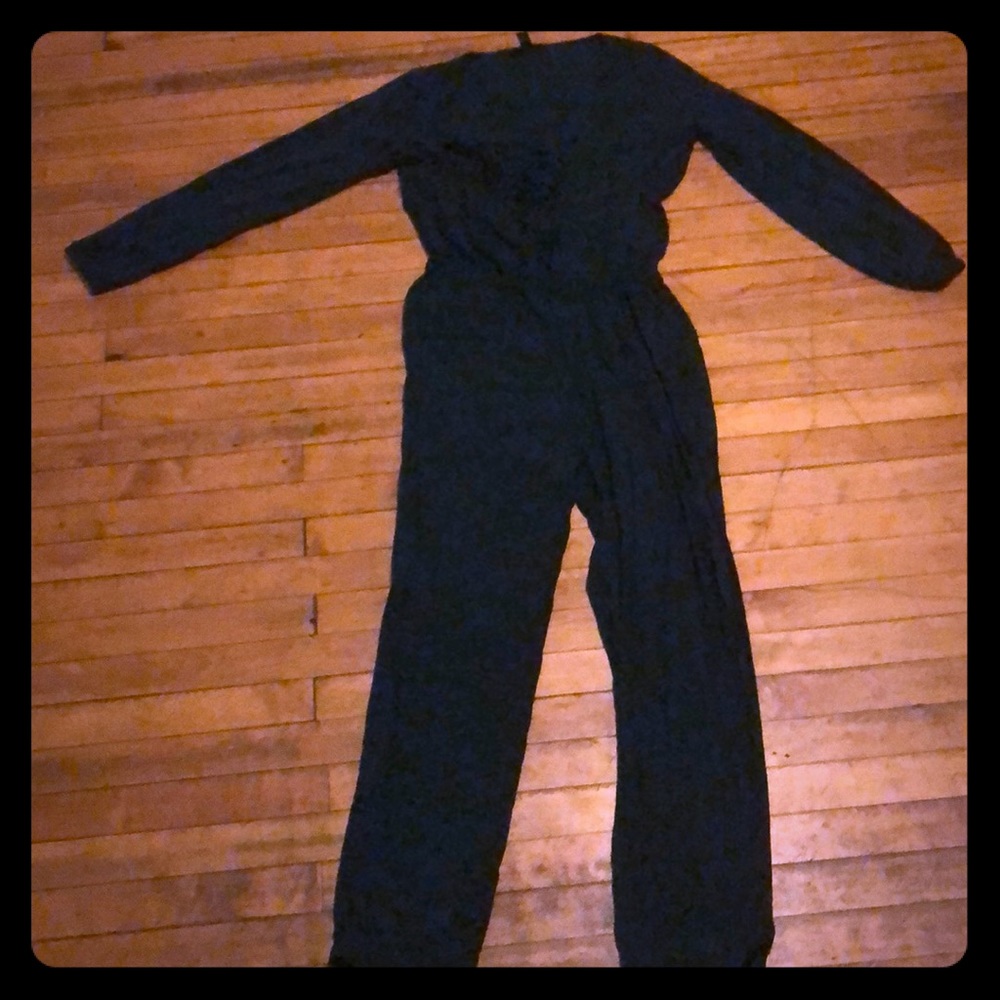 Jade green jumpsuit